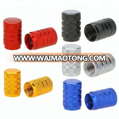 made in china car accessory aluminum alloy blue valve caps